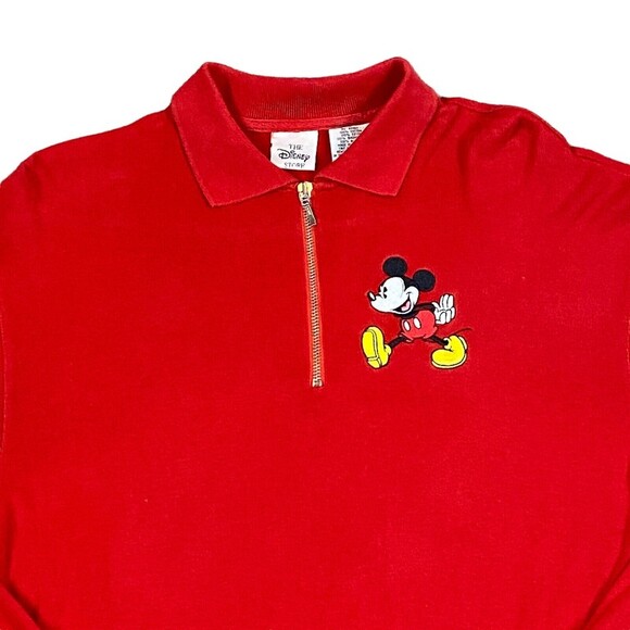 Walt Disney World Mickey Sweater Adult Small Red Sweatshirt - Picture 12 of 15